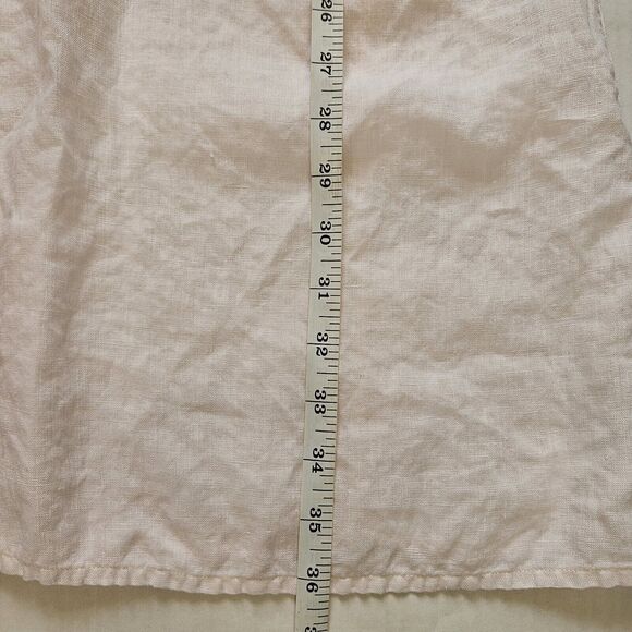 Luna Luz Linen Pink Pocket Dress Womens Size Small Sleeveless Lagenlook# 746 - Picture 15 of 15